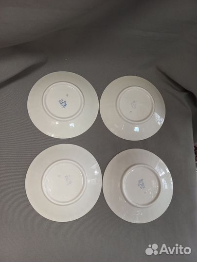 Блюдце Золотая сетка Вербилки Фарфор СССР