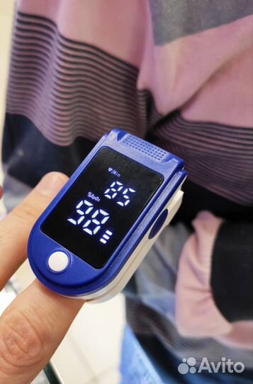 Пульсоксиметр, Pulse oximetr, пульсометр на палец