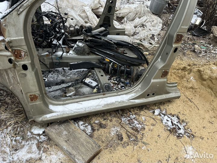 Порог стойка проем левый рено логан 1