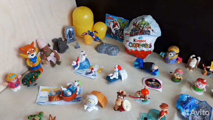 Игрушки Макдоналдс из киндер Гиганта киндер Макси