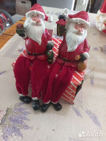 Новогодние украшения из керамики бу