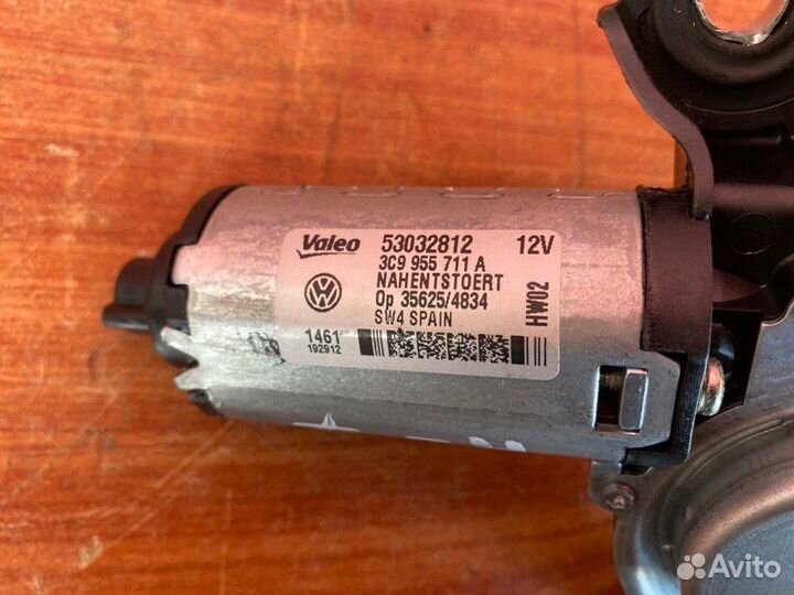 Моторчик заднего дворника Volkswagen Passat B7
