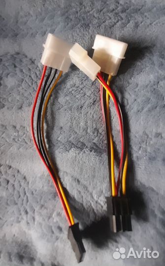 Переходники molex(f) - SATA, molex x2 (f) - 6pin