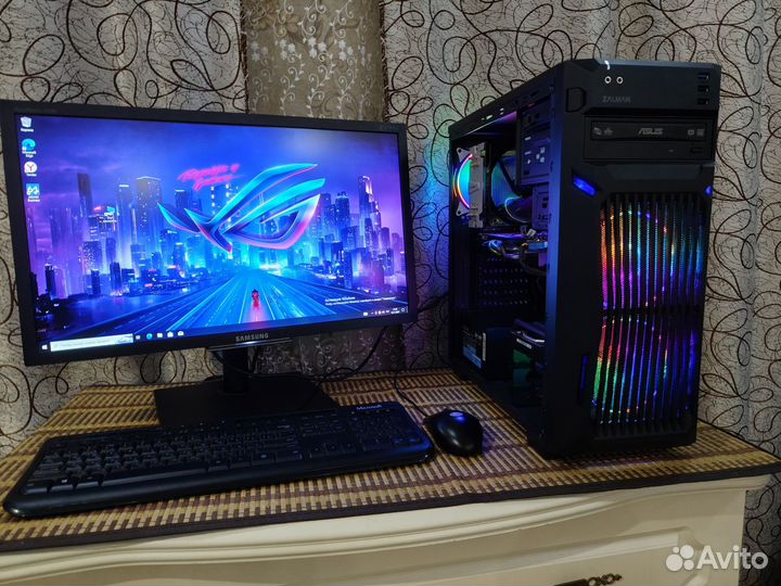 Компьютер на i5 в сборе с монитором 24