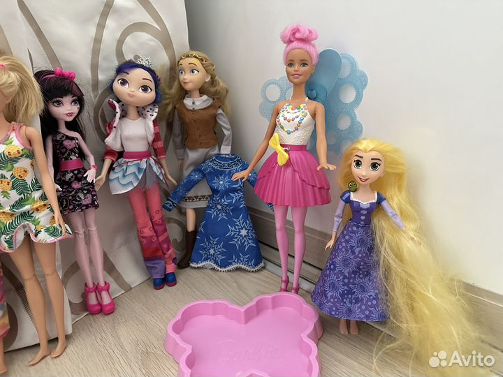 Куклы Барби,Монстр хай,Рапунцель и другие