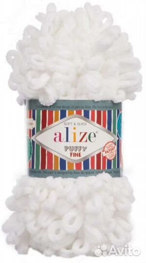 Пряжа alize puffy fine