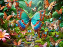Увлекательная детская ферма тропических бабочек