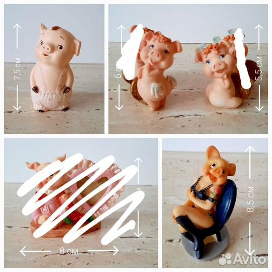 Фигурки и статуэтки свинки