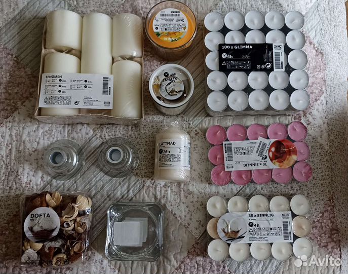 Свечи и подсвечники IKEA (Икеа)