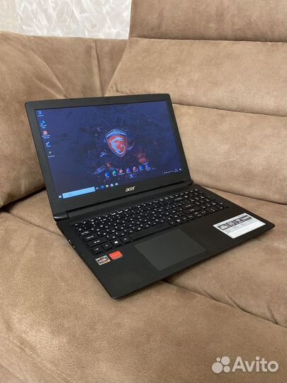 Игровой ноутбук Acer ryzen/SSD/DDR4