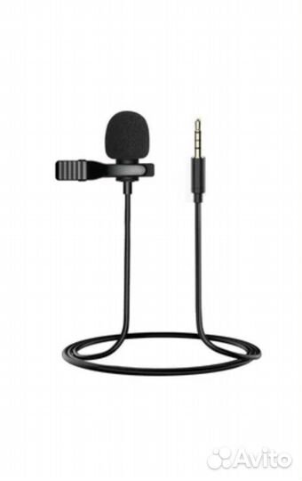 Петличный микрофон с выходом Jack 3.5mm