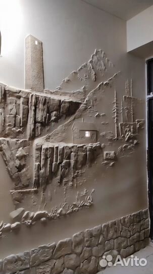 Гипсовый барельеф