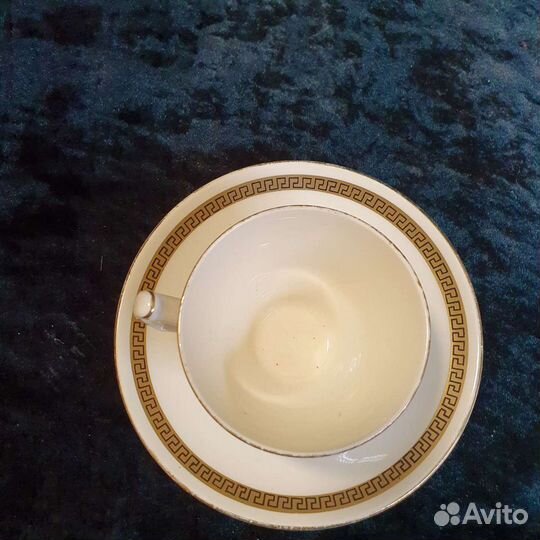 Кофейная пара, чашечка с блюдцем, 80е, Англия