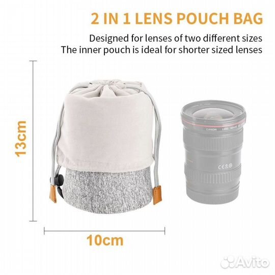 Чехол для объектива Sony,Canon,Fuji,Tamron,Sigma