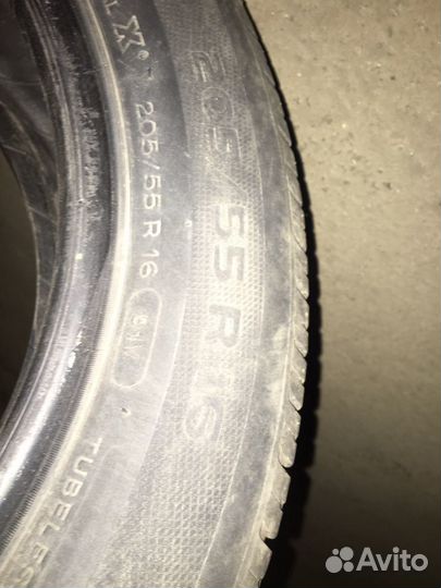 Покрышки R 16 205/55 на автомобиль 4 шт