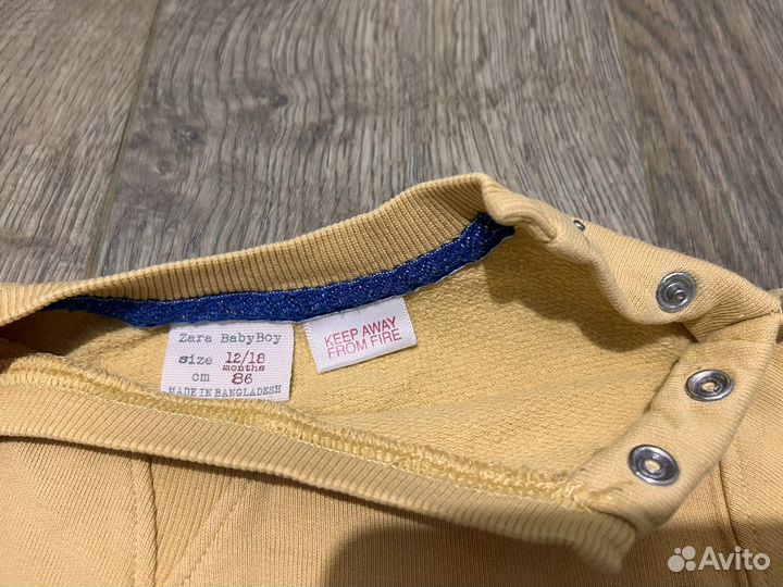 Толстовка /свитшот zara 86 для мальчика