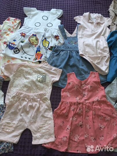 Платье для девочки пакетом 1,5-2 года