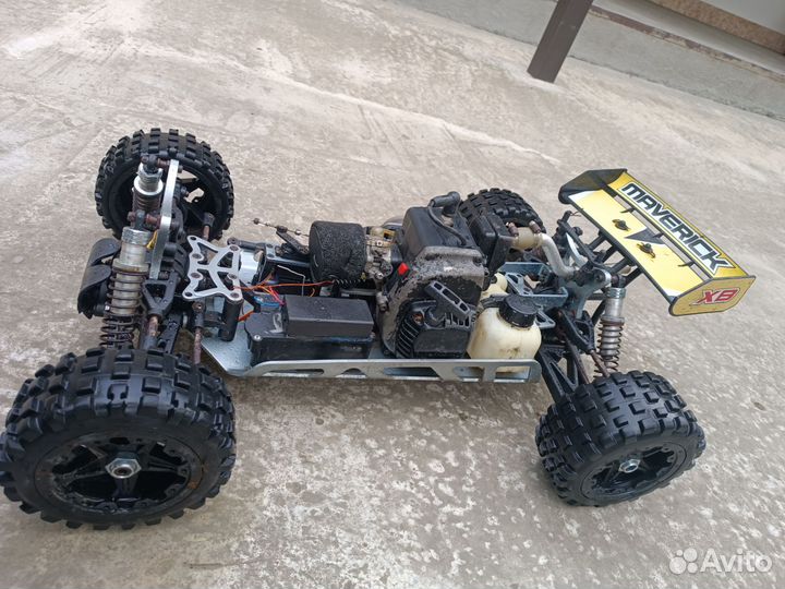 Машина на радиоуправлении с двс maverick XB