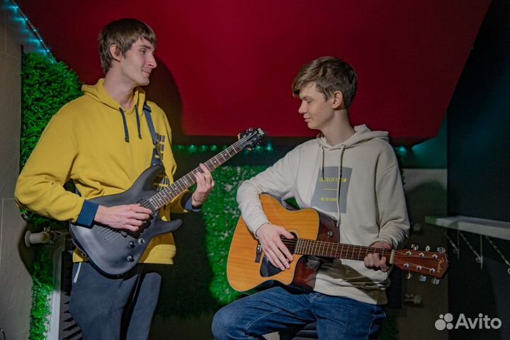 Уроки гитары барабаны вокал фортепиано