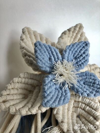 Макраме цветок