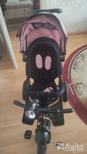 Детский велосипед с родительской ручкой