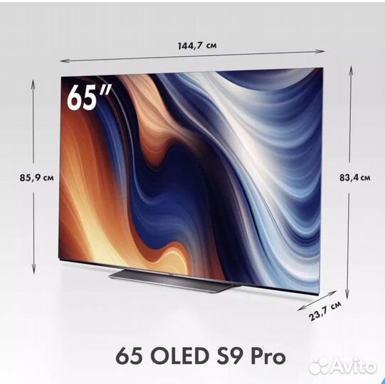 Новый телевизор SMART TV haier oled H65S9ugpro