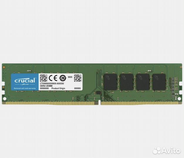 Оперативная память ddr4 8gb crucial 2400