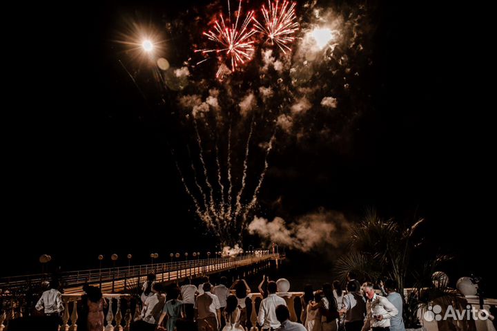 Фонтаны холодного огня на свадьбу