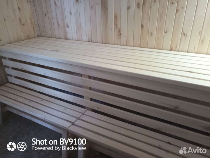 Полок для бани из осины