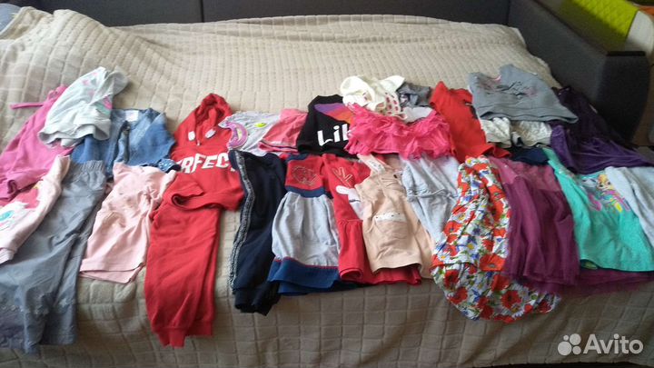 Пакет вещей на девочку 98-104, на 3-4 года