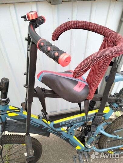 Детское велокресло переднее на раму