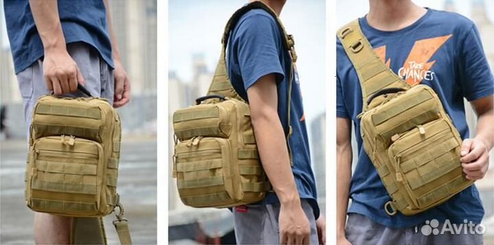 Военный слинг рюкзак 900D EDC, разные цвета