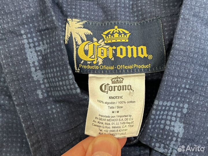 Corona Extra M рубашка гавайская официальная