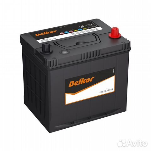 Аккумулятор Delkor 65Ач обратная полярность 75D23L