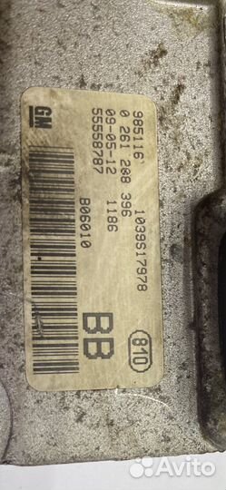 Эбу opel astra H z14xer 07