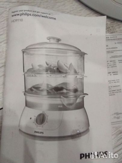 Пароварка philips