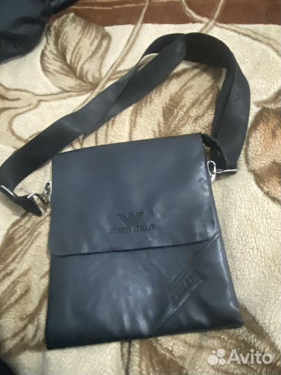 Барсетка кожаная мужская