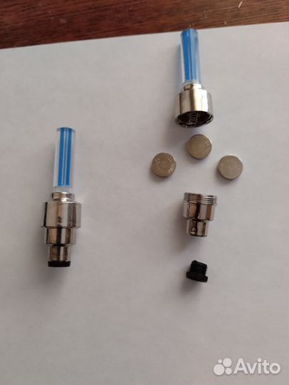 Подсветка на ниппель велосипеда - 2 шт