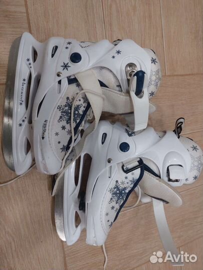 Коньки детские раздвижные 30-33 размер