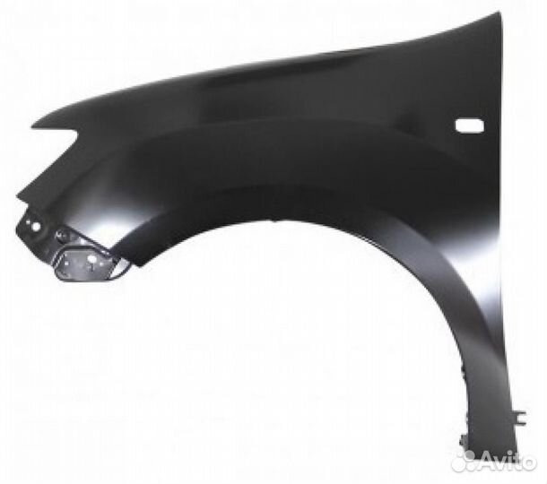Крыло Logan 14/Sandero 14- пер L с отв. под повторитель (арт. 631010135R)