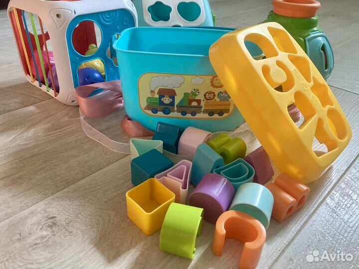 Развивающие игрушки (сортеры) пакетом