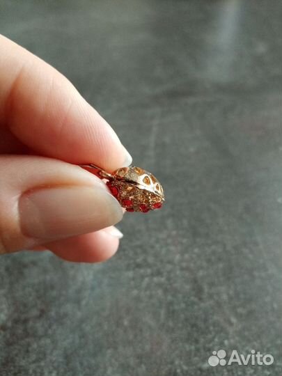 Кулон сердце бижутерия