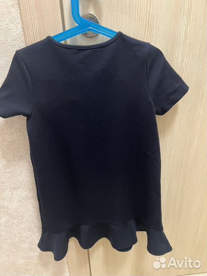 Платье школьное 128 девочки синее