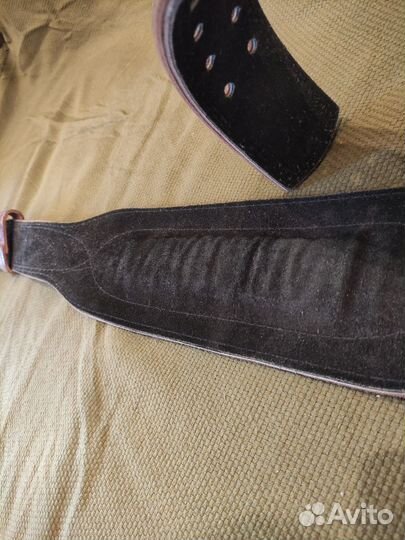 Пояс атлетический кожаный Ironman