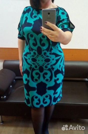 Платье трикотажное женское