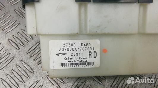 Блок управления печки и климат-контроля nissan qas