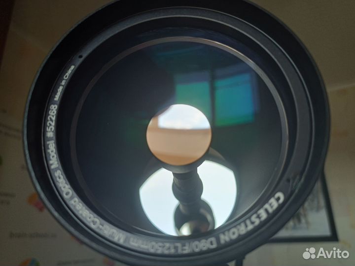 Телескоп 180х Celestron C90 Mak OTA + астрофото