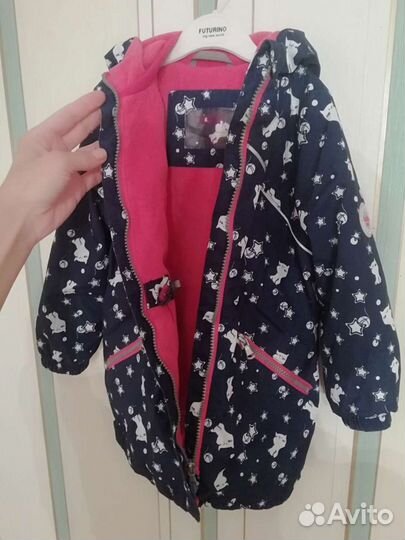 Ветровка на подкладе для девочки