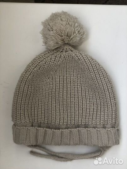 Детская шапка и шарф zara 1-3г