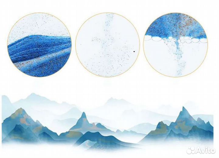 Светильник ночник живая 3D Картина Зыбучие пески